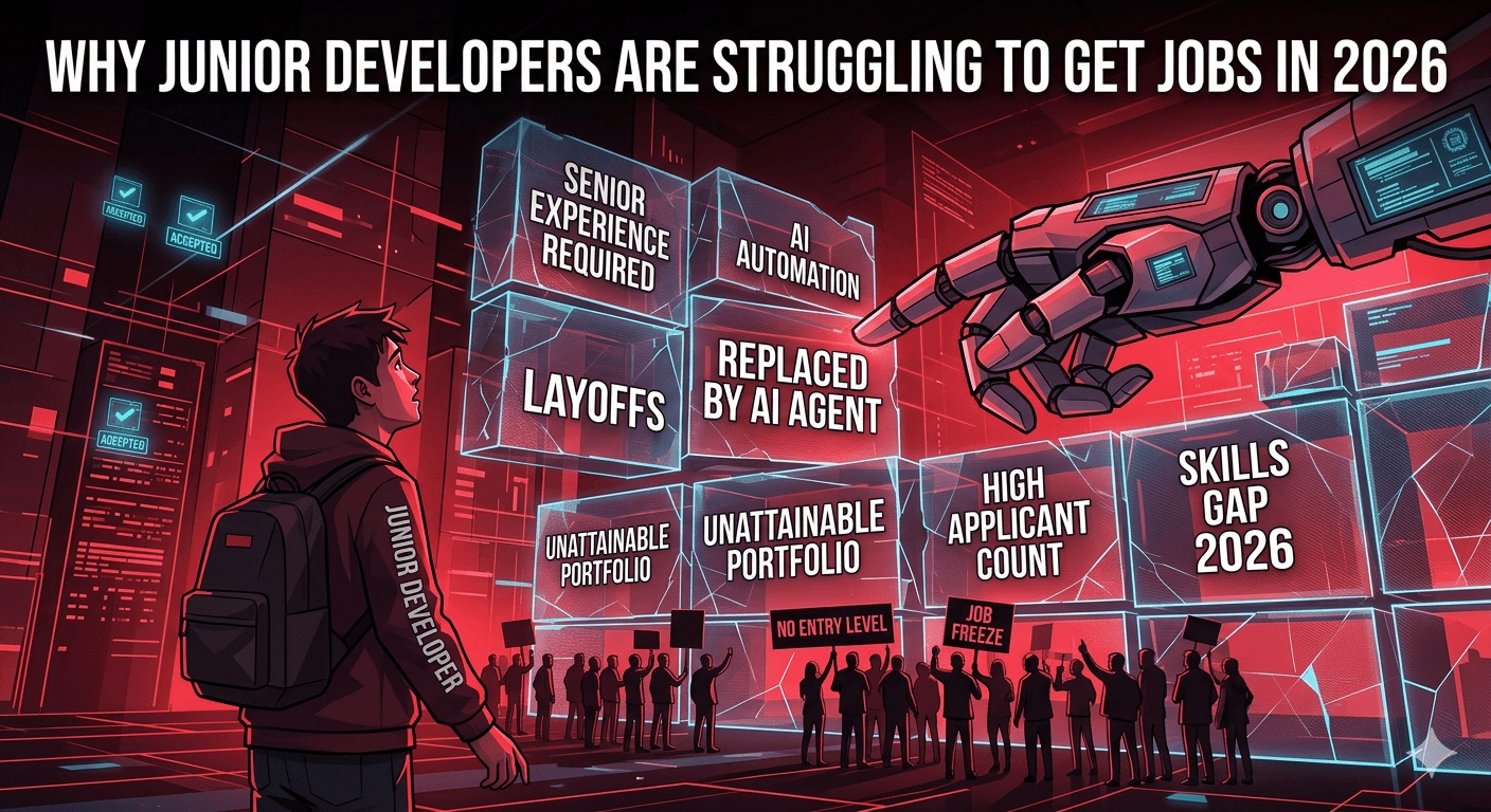 Why Junior Developers Are Struggling to Get Jobs in 2026 (Real Industry Truth)