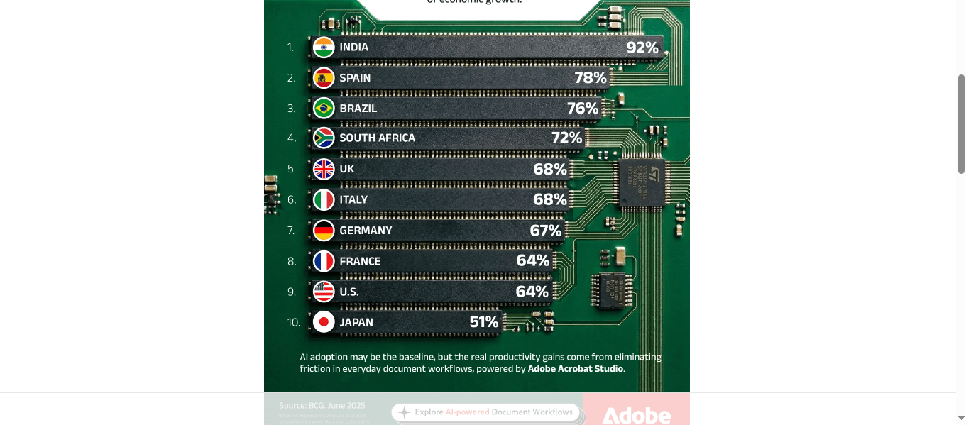 India Leads the World in AI Adoption What This Means for Jobs and Careers in 2026